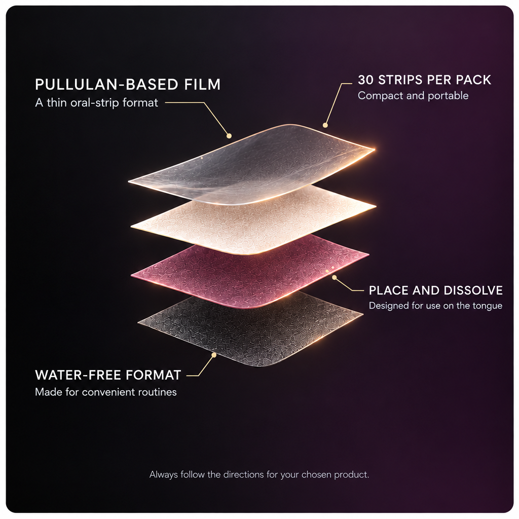 Square Khemetica oral-strip format graphic